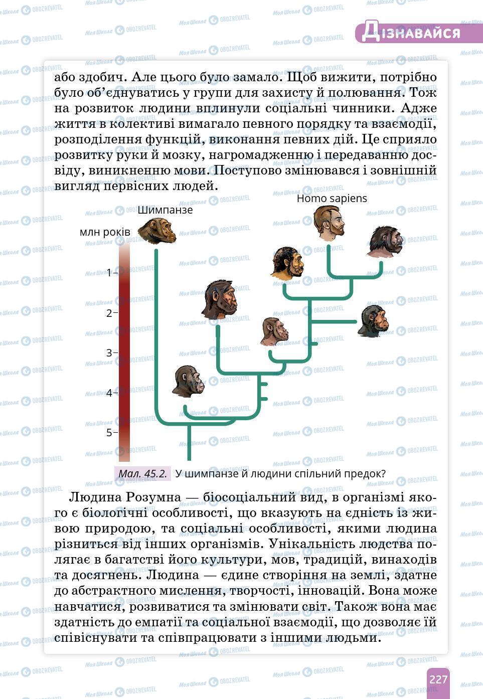 Підручники Природознавство 6 клас сторінка 227