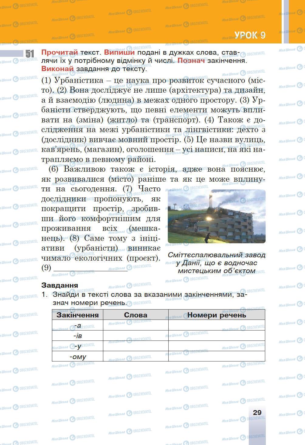 Учебники Укр мова 6 класс страница 29