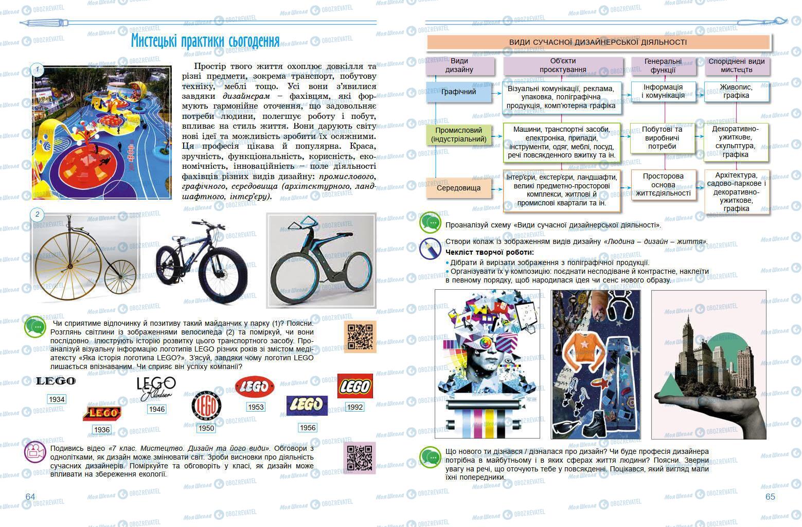 Підручники Мистецтво 7 клас сторінка 64-65