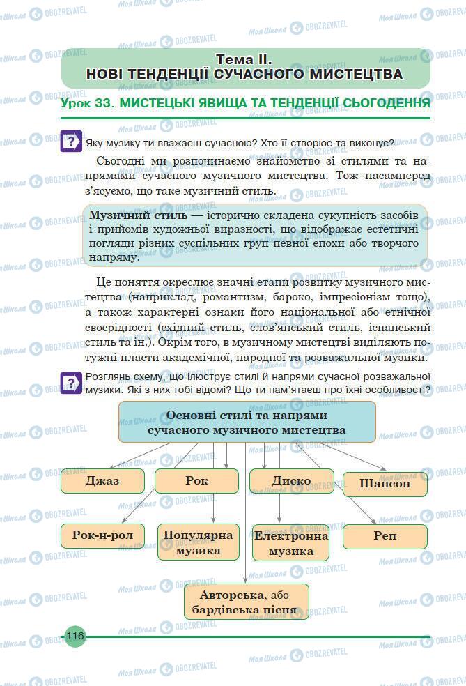 Учебники Искусство 7 класс страница 116