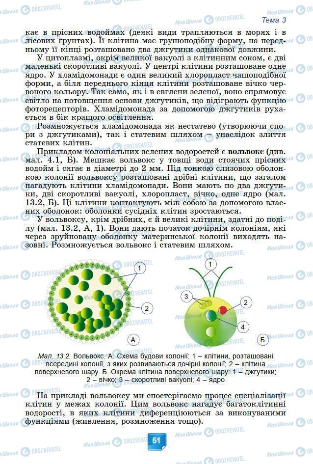 Учебники Биология 7 класс страница 51