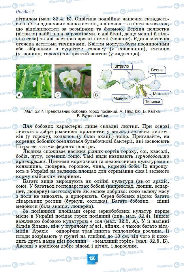 Підручники Біологія 7 клас сторінка 126