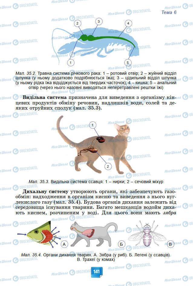 Учебники Биология 7 класс страница 141