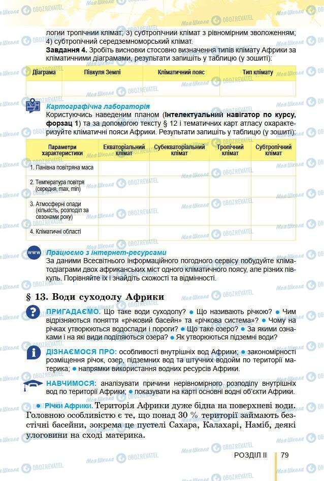 Підручники Географія 7 клас сторінка 79