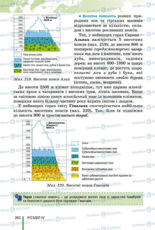 Учебники География 7 класс страница 262