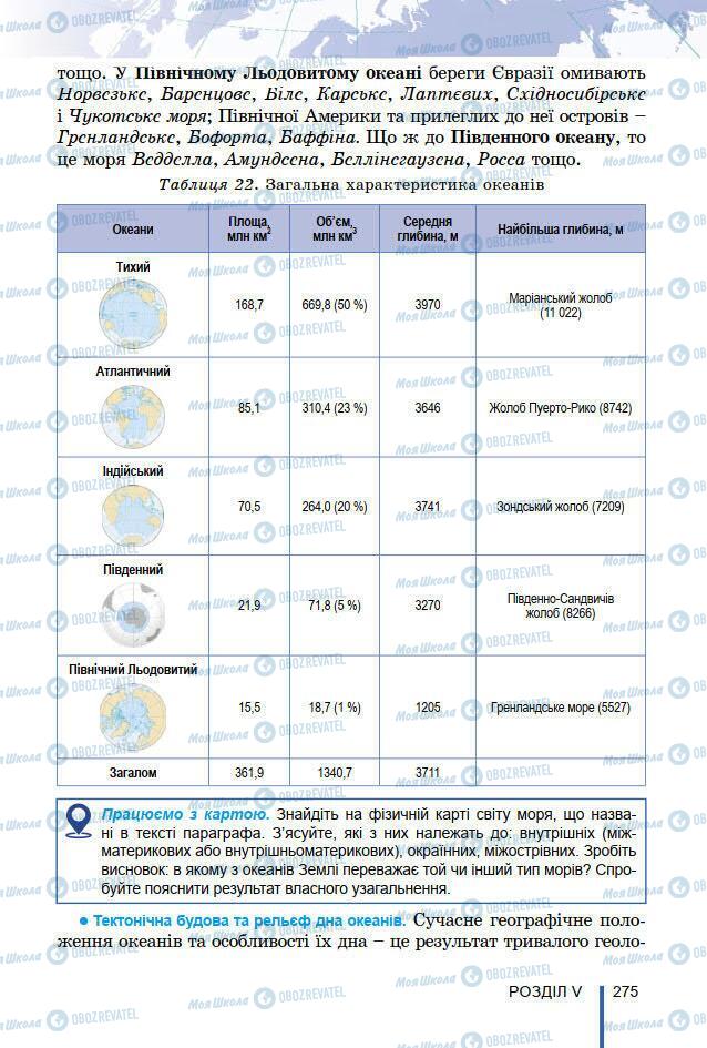 Підручники Географія 7 клас сторінка 275