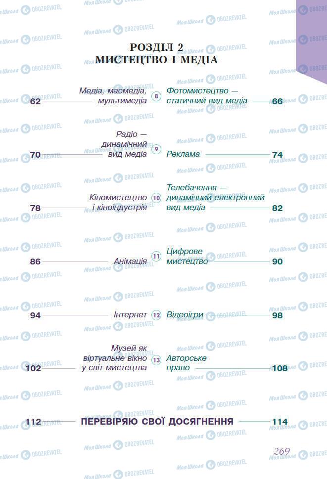 Підручники Мистецтво 7 клас сторінка 269