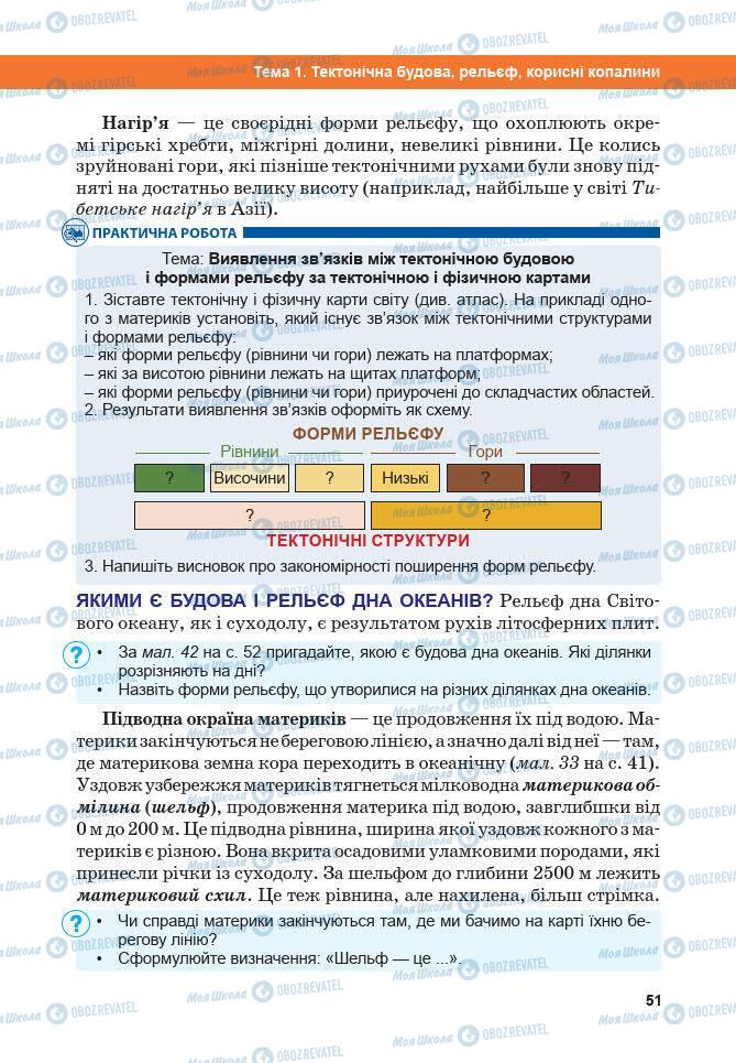 Учебники География 7 класс страница 51