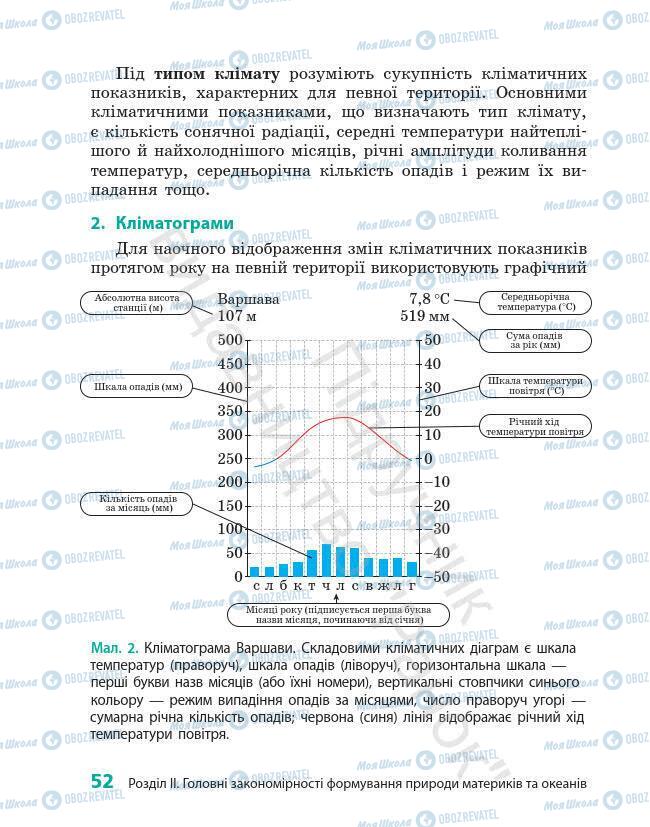 Учебники География 7 класс страница 52