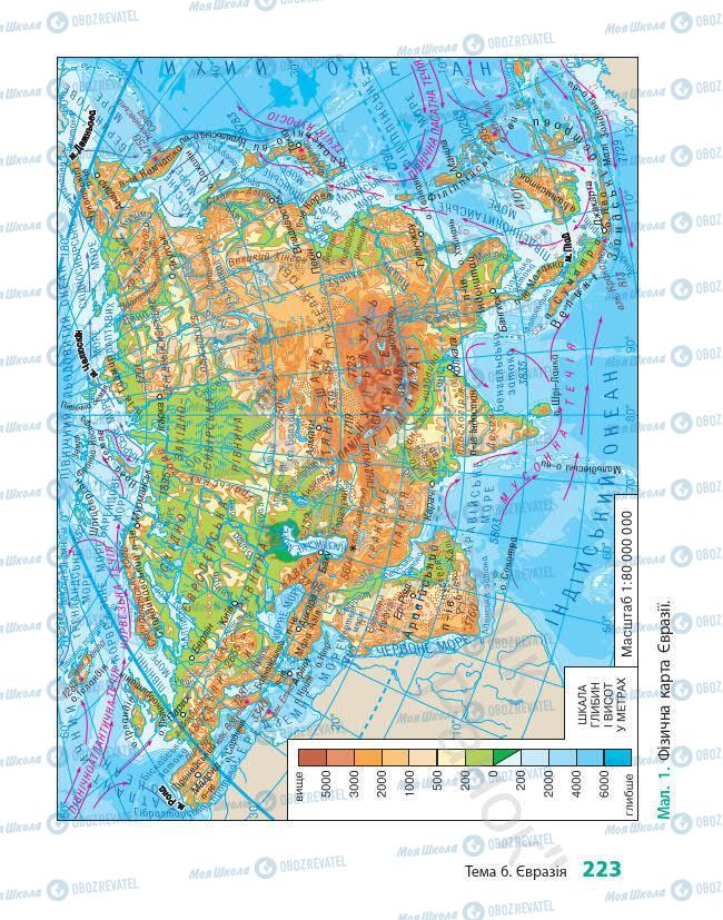 Підручники Географія 7 клас сторінка 223