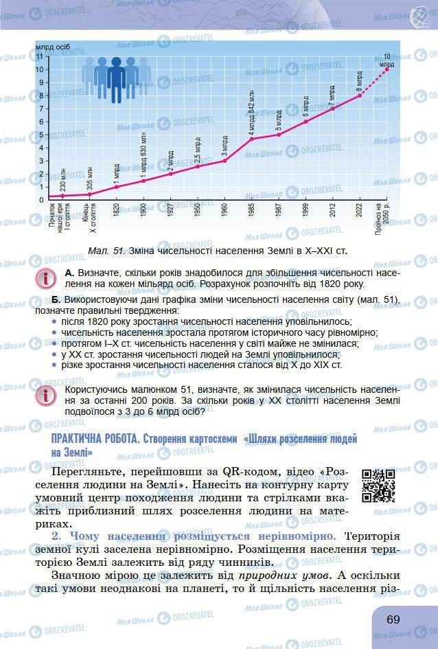 Підручники Географія 7 клас сторінка 69