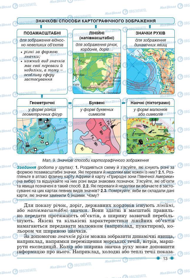 Підручники Географія 7 клас сторінка 13