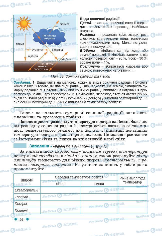 Підручники Географія 7 клас сторінка 26