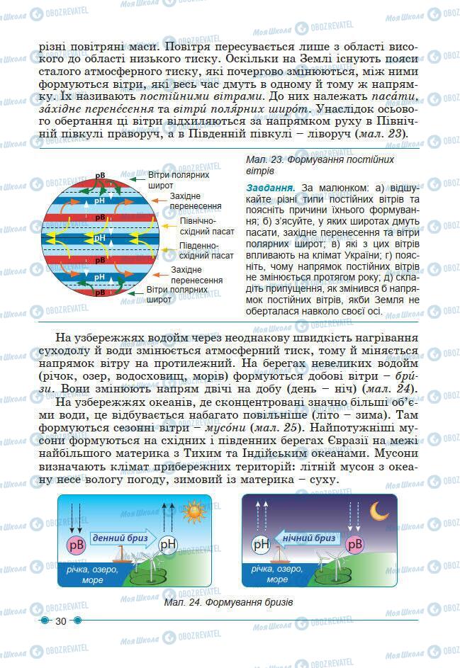 Підручники Географія 7 клас сторінка 30