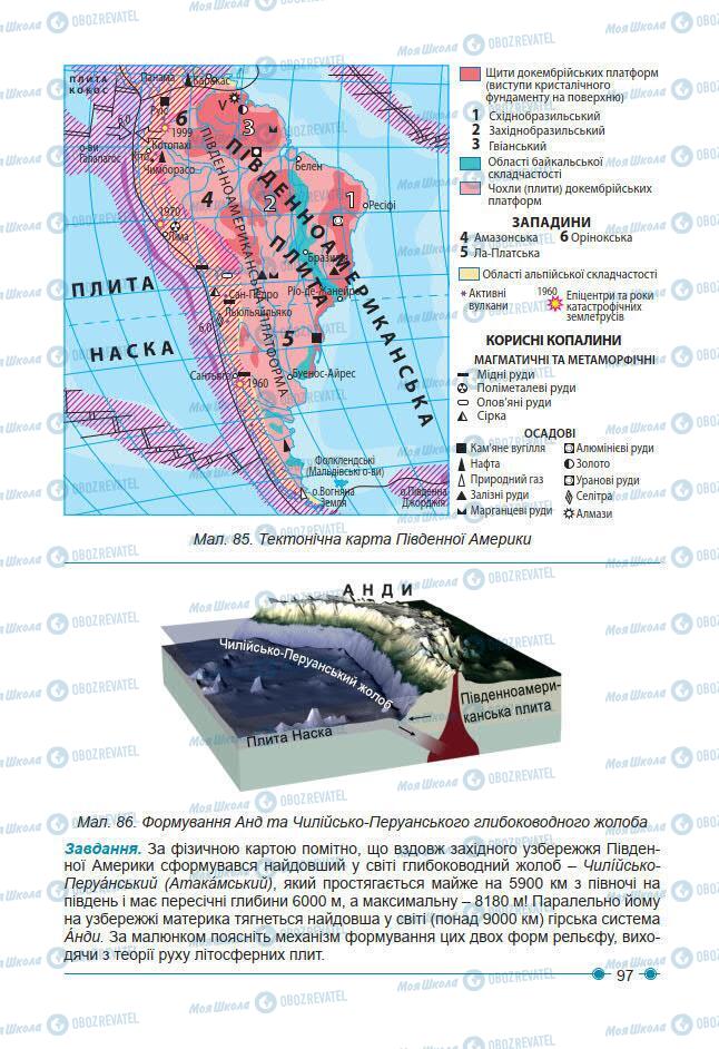 Підручники Географія 7 клас сторінка 97