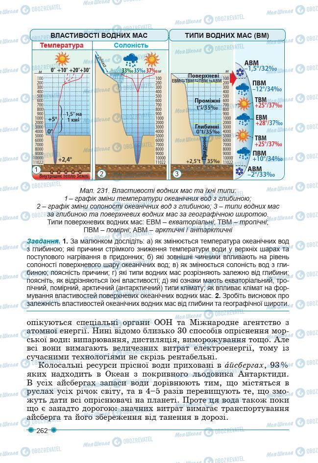 Підручники Географія 7 клас сторінка 262