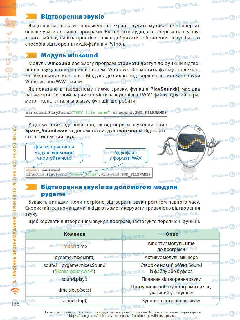 Учебники Информатика 7 класс страница 166