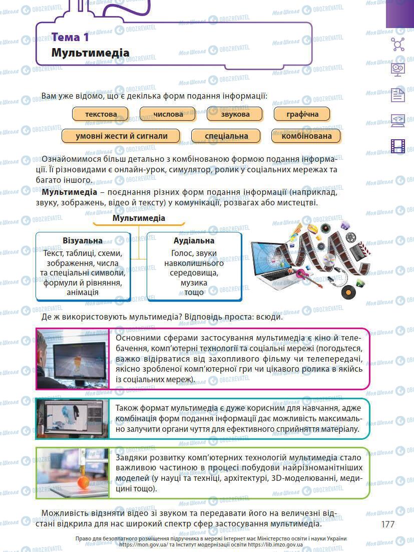 Підручники Інформатика 7 клас сторінка 177