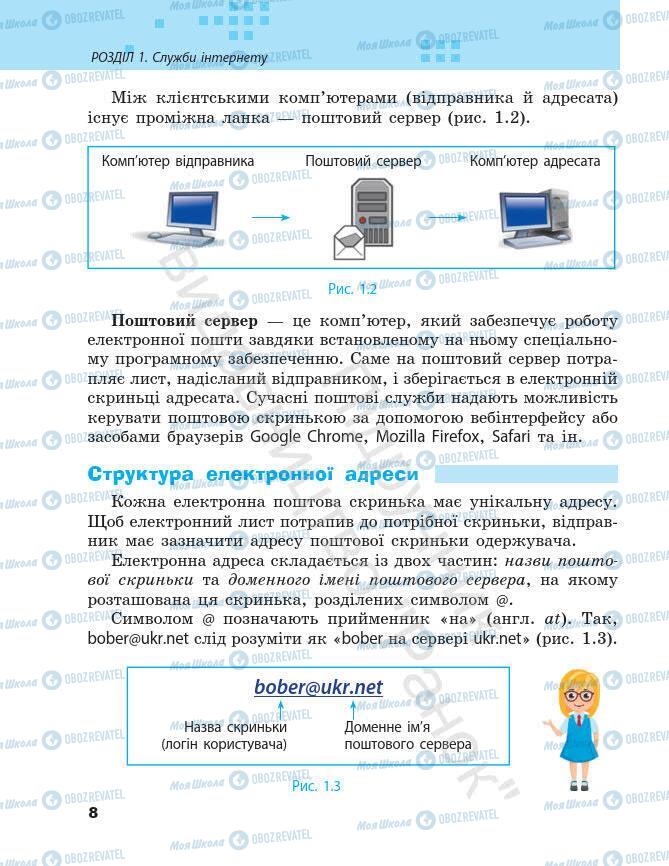 Підручники Інформатика 7 клас сторінка 8