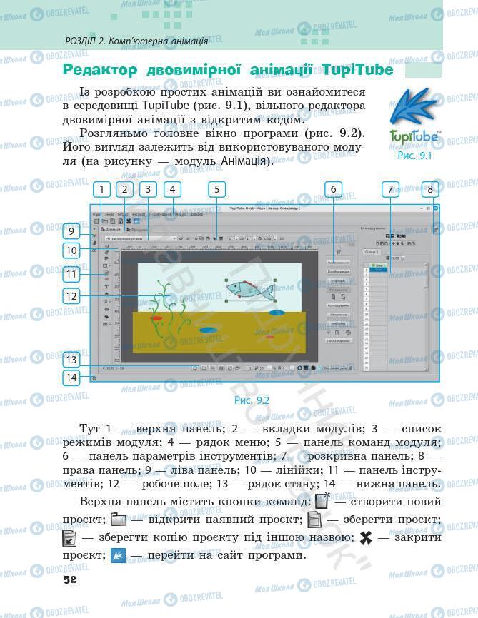 Підручники Інформатика 7 клас сторінка 52