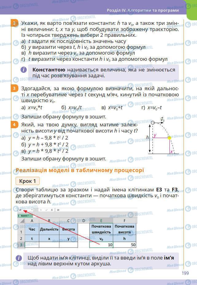 Підручники Інформатика 7 клас сторінка 199