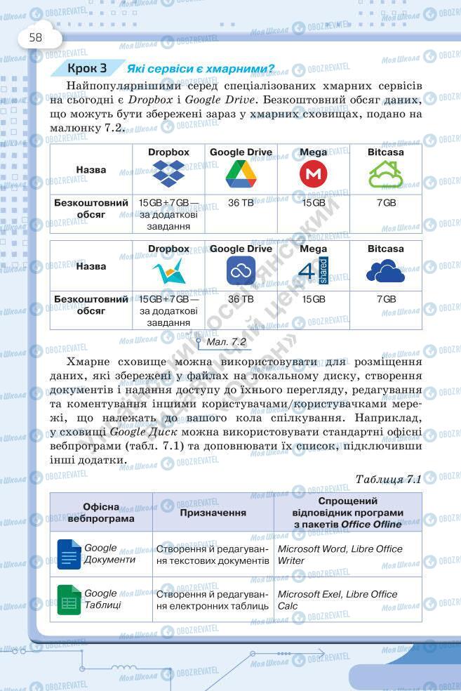 Учебники Информатика 7 класс страница 58