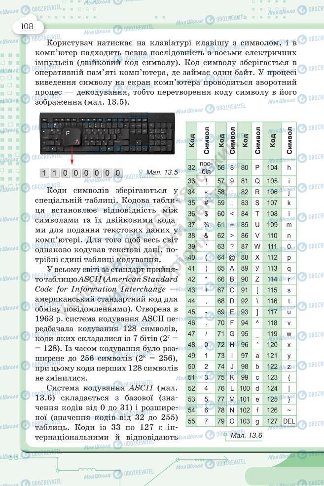 Підручники Інформатика 7 клас сторінка 108