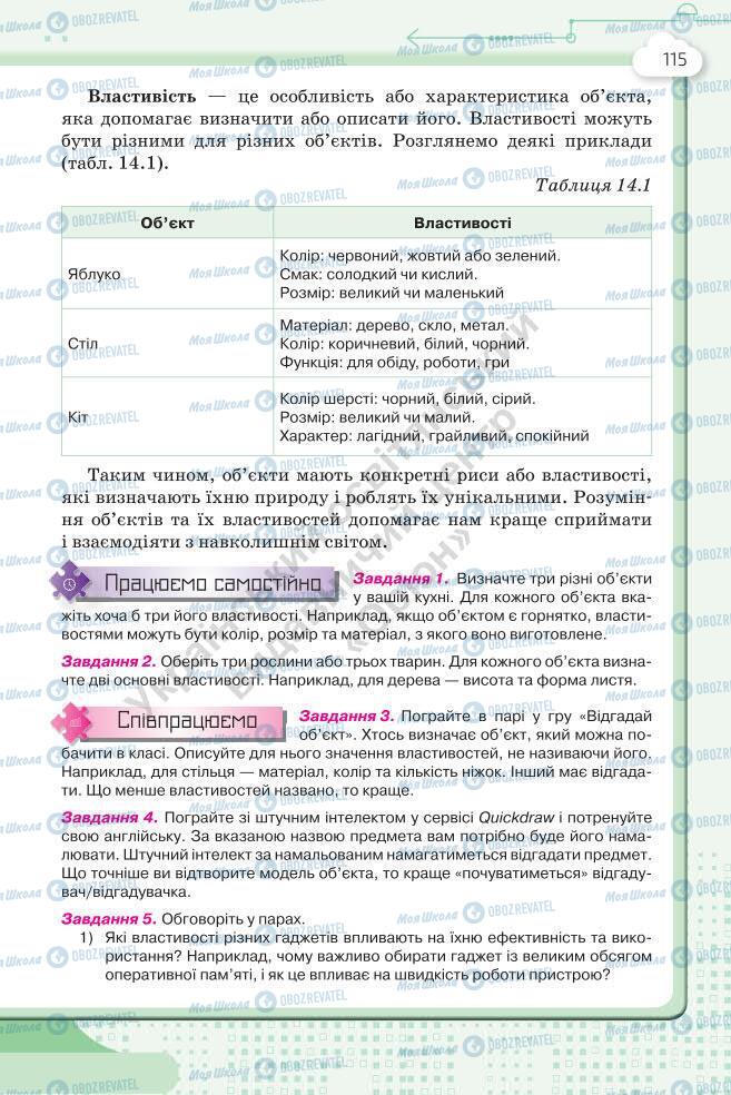 Учебники Информатика 7 класс страница 115