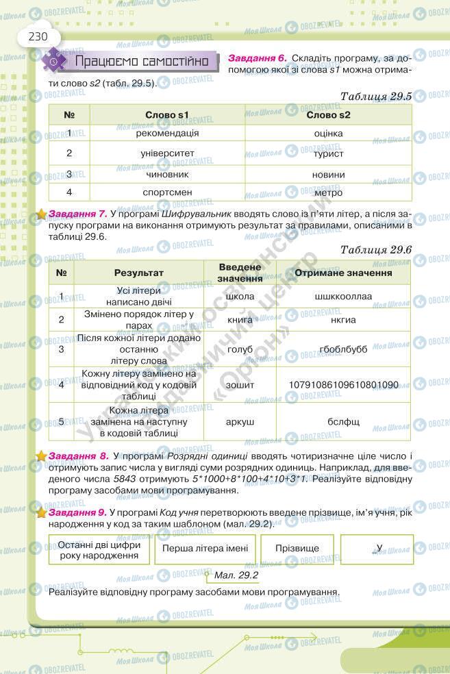 Учебники Информатика 7 класс страница 230