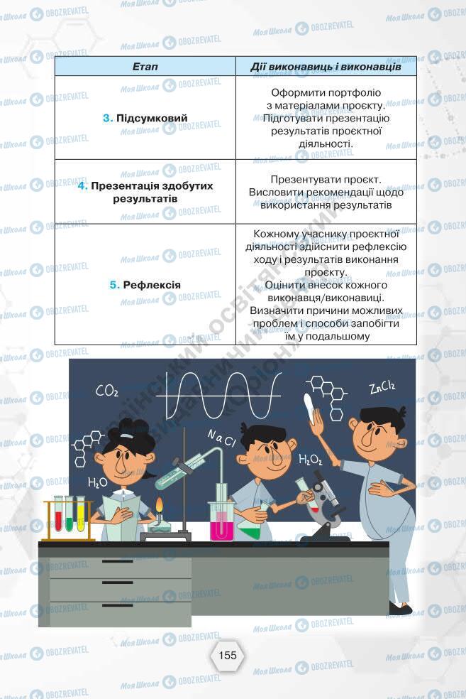 Підручники Хімія 7 клас сторінка 155