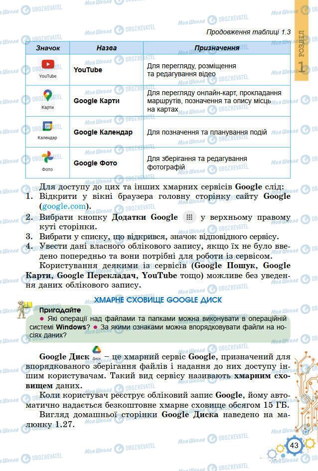 Підручники Інформатика 7 клас сторінка 43