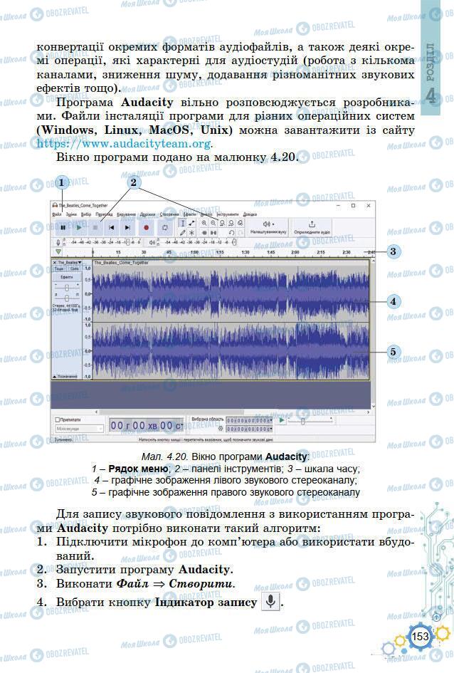 Підручники Інформатика 7 клас сторінка 153