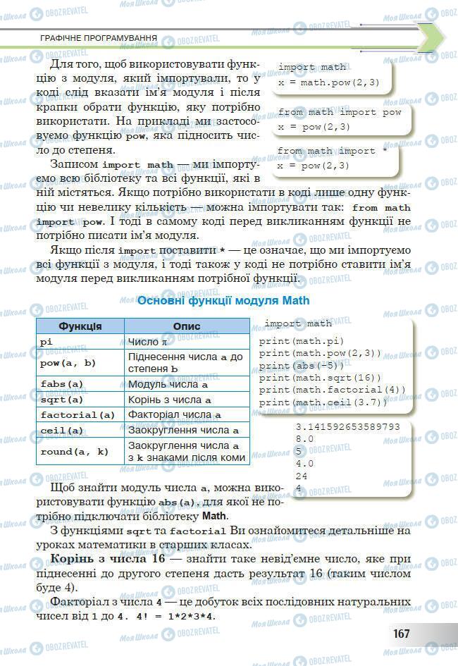 Учебники Информатика 7 класс страница 167