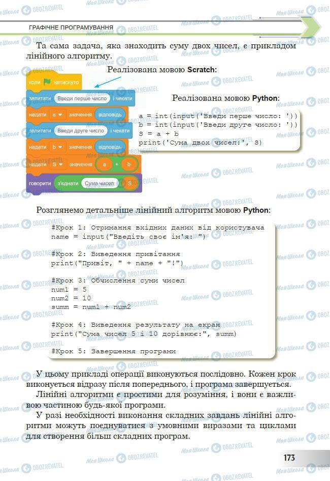 Учебники Информатика 7 класс страница 173