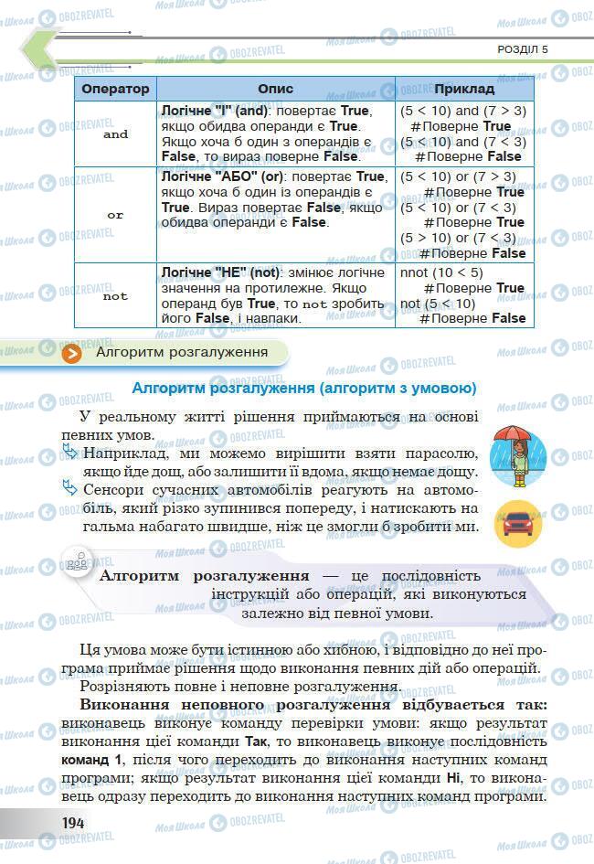 Підручники Інформатика 7 клас сторінка 194