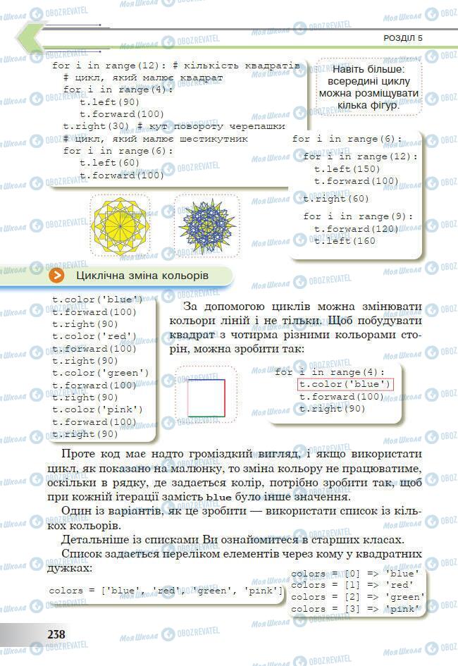 Учебники Информатика 7 класс страница 238