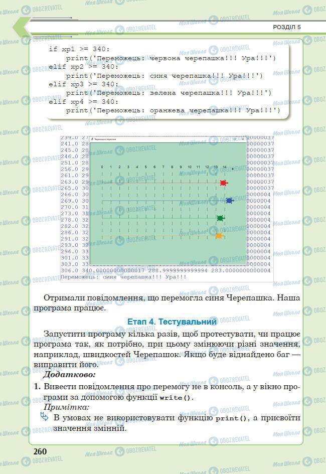 Учебники Информатика 7 класс страница 260