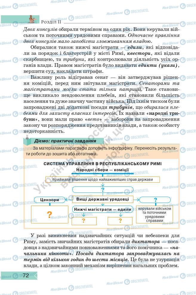 Підручники Історія України 7 клас сторінка 72