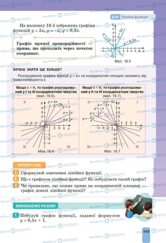 Підручники Алгебра 7 клас сторінка 143