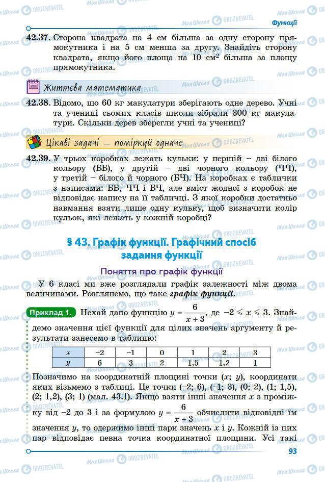 Підручники Математика 7 клас сторінка 93