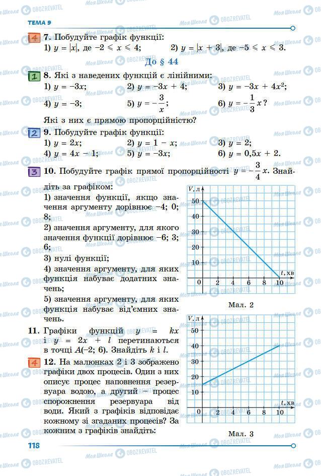 Учебники Математика 7 класс страница 118