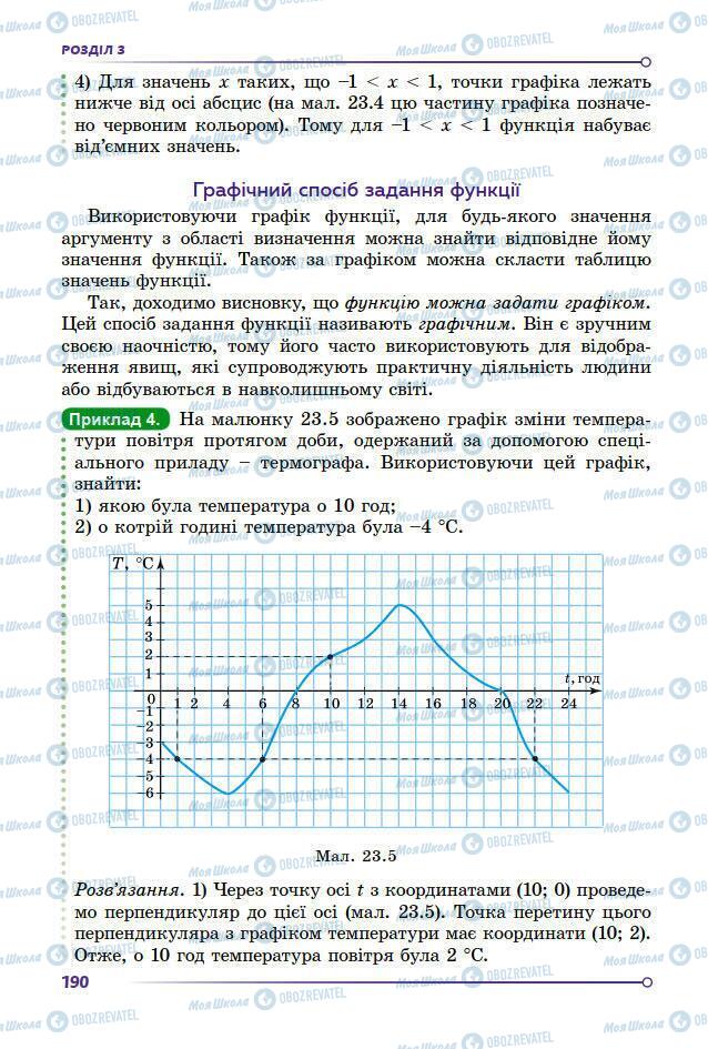 Підручники Алгебра 7 клас сторінка 190