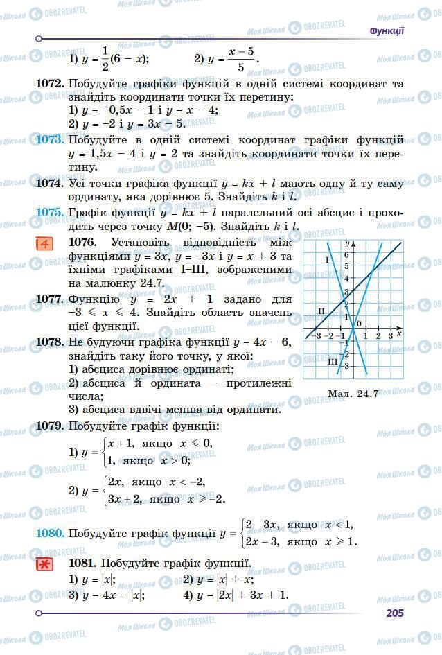 Учебники Алгебра 7 класс страница 205