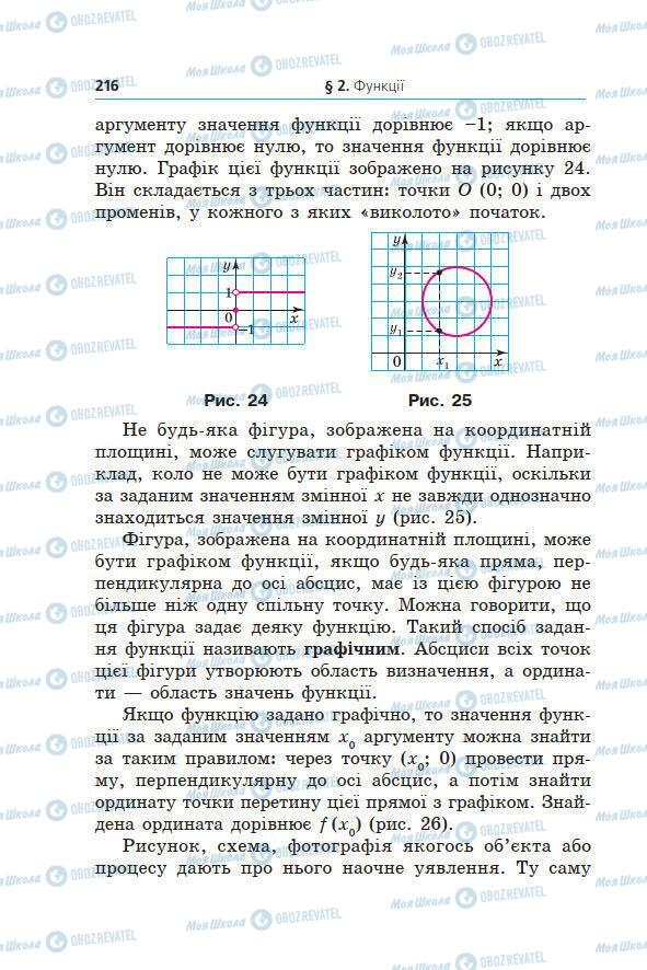 Учебники Алгебра 7 класс страница 216