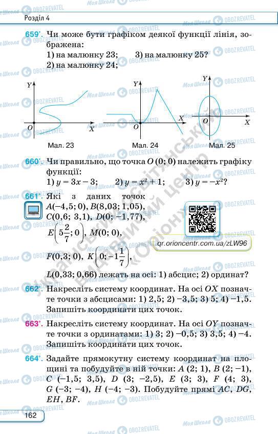 Підручники Алгебра 7 клас сторінка 162