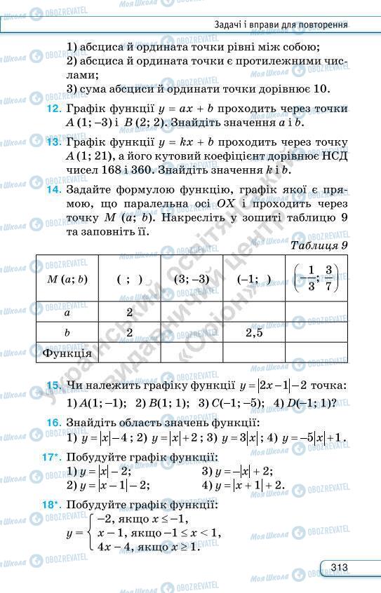 Учебники Алгебра 7 класс страница 313