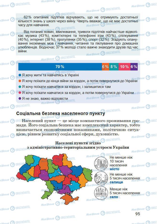 Підручники Основи здоров'я 7 клас сторінка 95