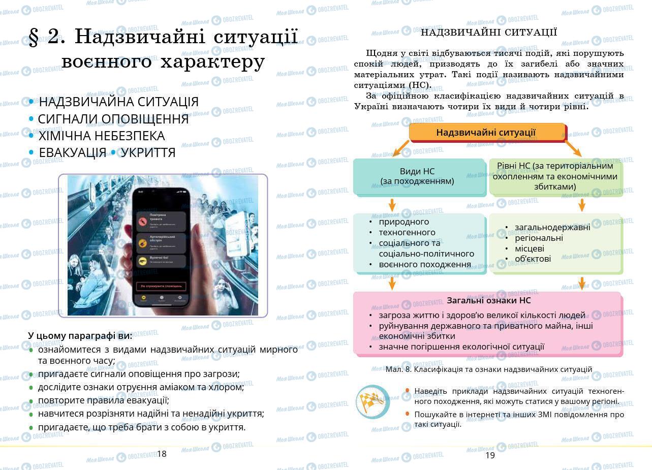 Учебники Основы здоровья 7 класс страница 18-19