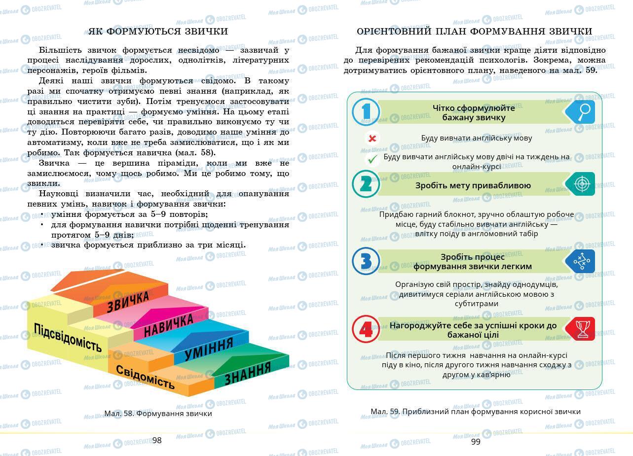 Учебники Основы здоровья 7 класс страница 98-99