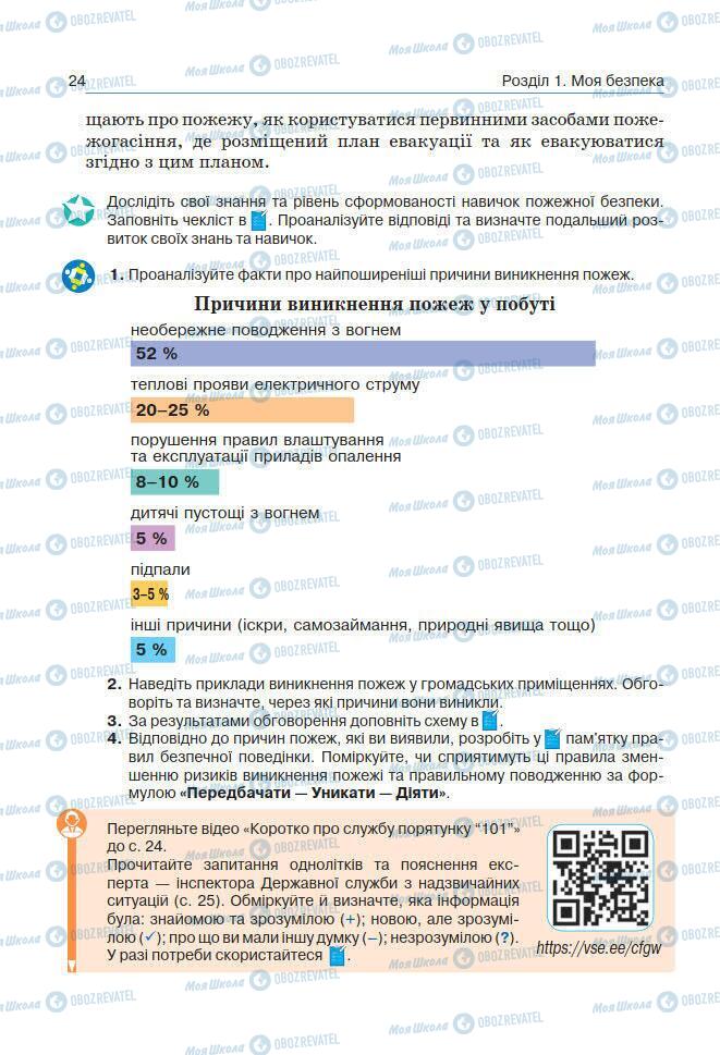 Учебники Основы здоровья 7 класс страница 24